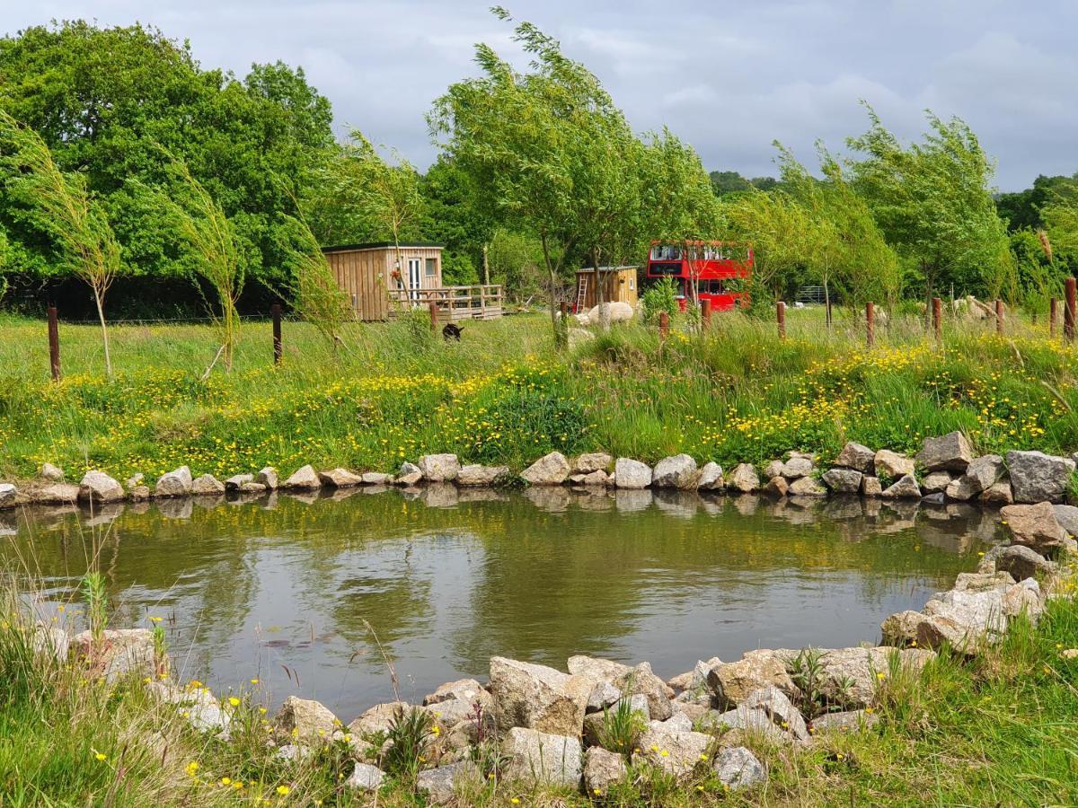 Dartmoor Reach Alpaca Farm Heated Cabins 5 Mins Drive To Dartmoor بوفي تريسي المظهر الخارجي الصورة